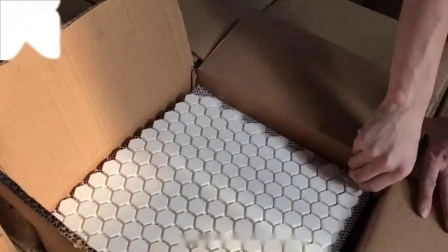 Wear Resistant Alumina Ceramic Hexagonal Tile as Conveyor Liner